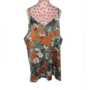 Susan Betro Floral Tunic NWOT Size 2X